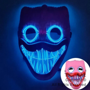 MASCARA KISSY MISSY POPPY LUMINOSO LED NEON X 1